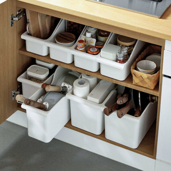 Slim Cabinet Organizer, lids organiser, organizer, pots and pans organiser, kitchen cabinet organisation, kitchen sorter, style degree, singapore, sg