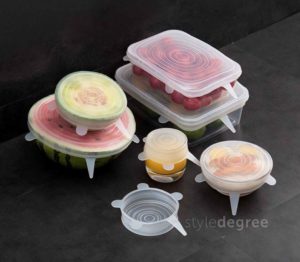 Reusable Food Cover (7pc Set) Food Covers Holders Style Degree Sg Singapore