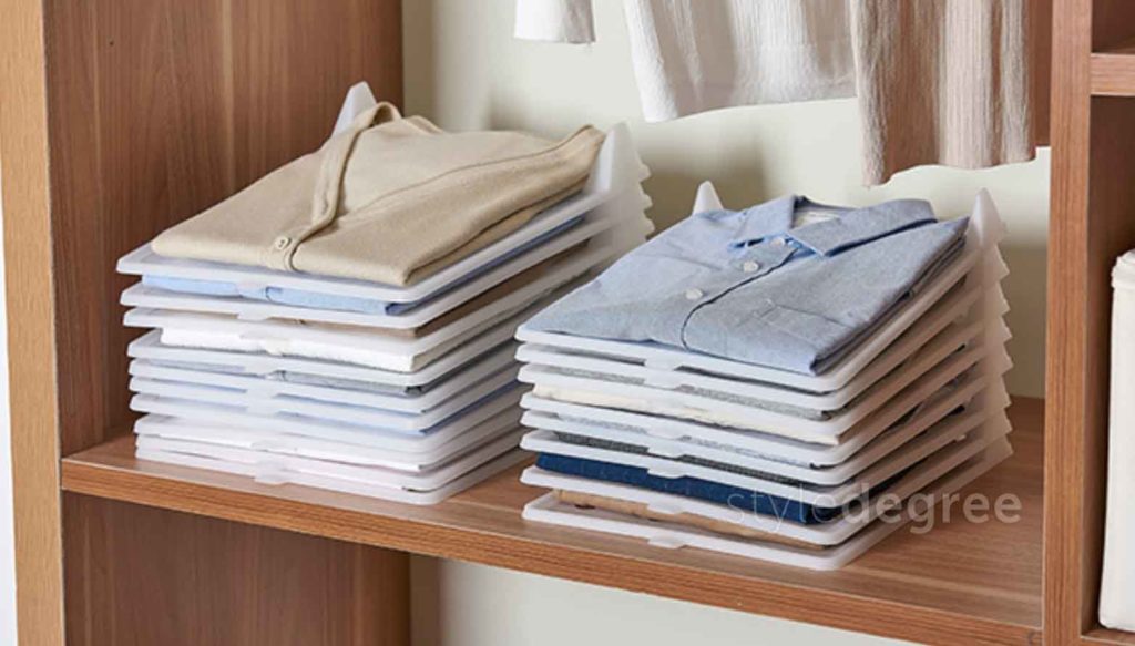 Easy Reach Clothes Organizer Shirts Organizers Organiser Closet Wardrobe Organization Style Degree Sg Singapore