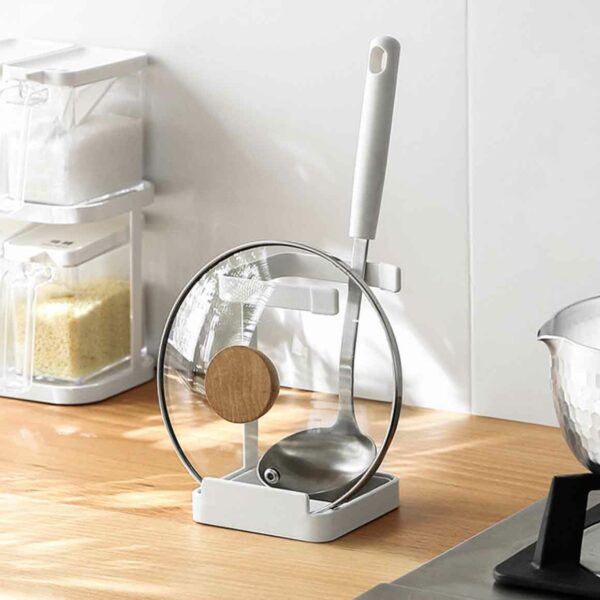 Luxe Soup Ladle & Lid Holder Pot Cover Organizer Organiser Kitchen Accessories Style Degree Sg Singapore