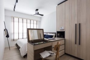 Bedroom vanity table with walk-in wardrobe, Style Degree, Singapore, SG, StyleMag