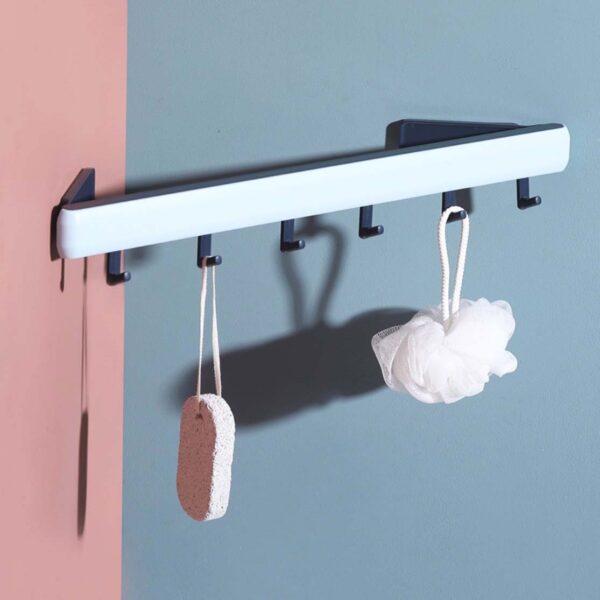 Eclectic Adjustable Wall Hanger Hanging Hook Holder Corner Kitchen Bathroom Toilet Style Degree Sg Singapore