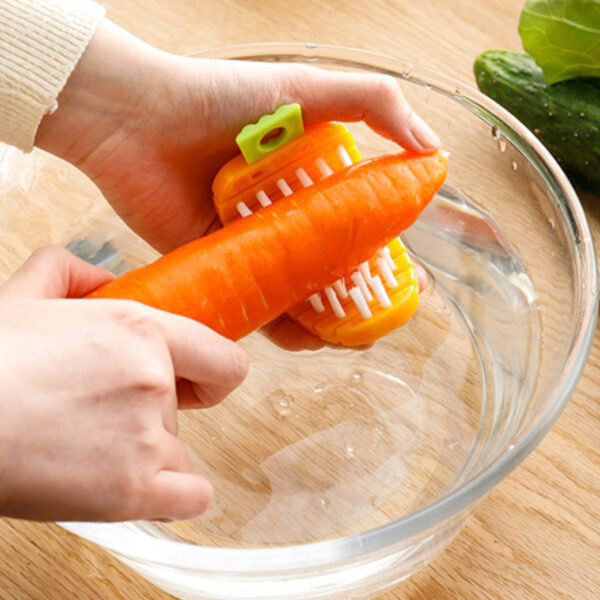Fruits Vegetables Bendable Scrub Brush Veggie Cleaning Scrubber Style Degree Sg Singapore