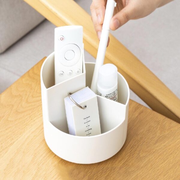Rotating Stationery & Makeup Organizer Desk Vanity Table Holder Style Degree Sg Singapore