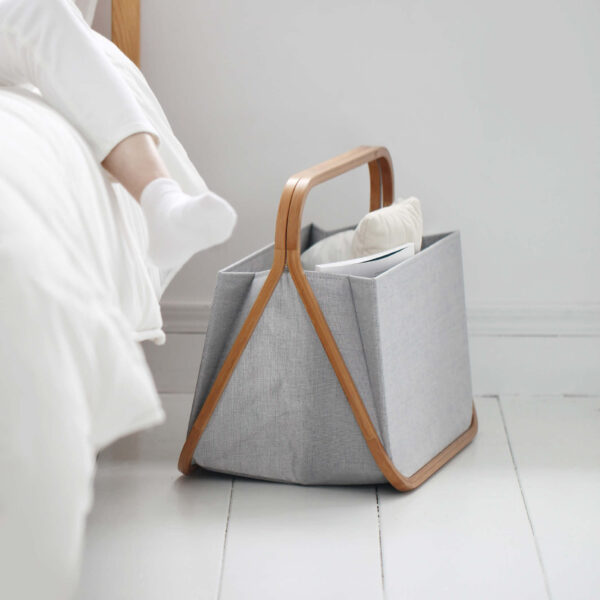 Gaia Magazine Foldable Storage Basket Pillow Quilt Box Container Living Room Style Degree Sg Singapore