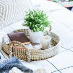 Bedroom tray with basket, Bedroom tray with potted plant, Style Degree, Singapore, SG, StyleMag.
