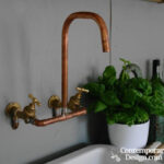 Place small potted plants around bathroom pipes, Hide thin sink pipes with small potted plants, Style Degree, Singapore, SG, StyleMag.