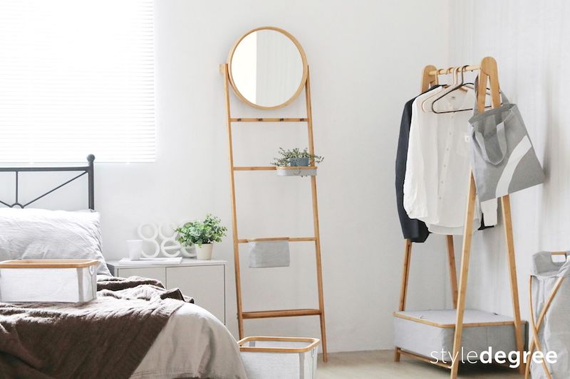 Ways to style leaning ladder feature image, Styling a decorative ladder feature image, Style Degree, Singapore, SG, StyleMag.