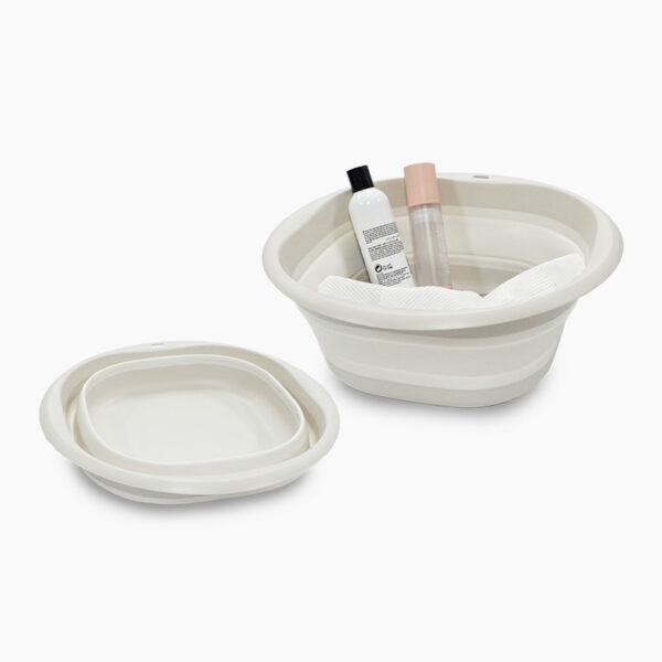 Minimalist Collapsible Wash Basin Bucket Pail Washing Cleaning Bathroom Laundry Style Degree Sg Singapore
