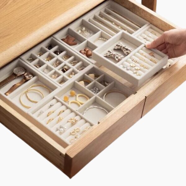 Jewellery & Accessories Modular Tray Jewellery Organizer Tray For Drawers Necklace Organizer Jewellery Storage Box Vanity Organizer For Drawers Vanity Table Essentials Style Degree Sg Singapore
