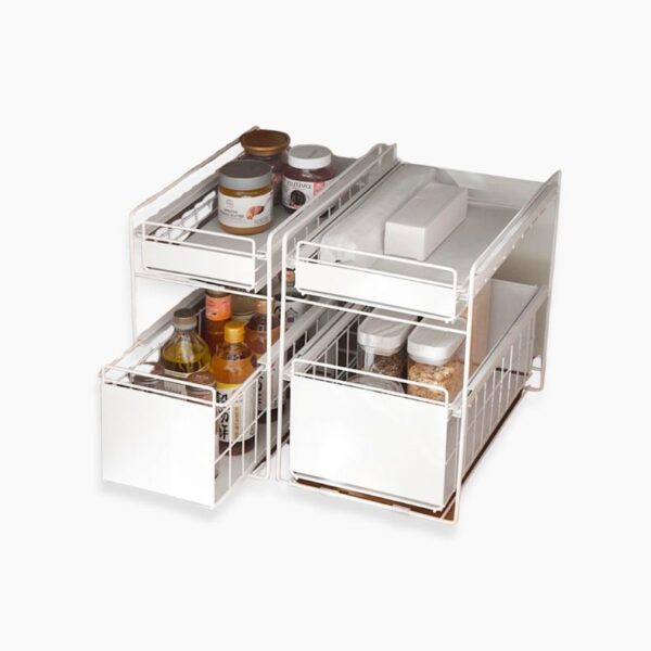 Under Sink Pull Out Organizer Cabinet Organizer Kitchen Rack Storage Organizer