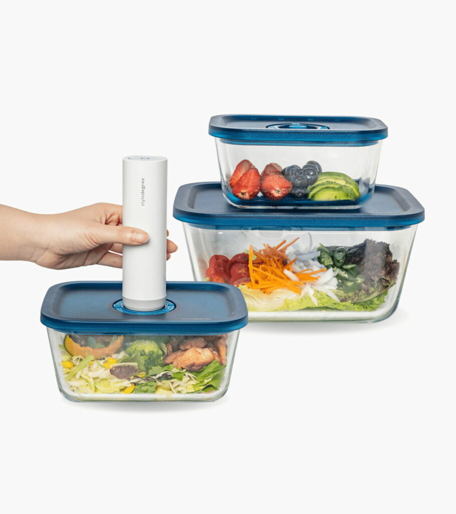 Freshly™ Vacuum Food Storage Container Airtight Food Storage Container Leakproof Dishwasher Safe Oven Safe Glass Storage Container BPA free food storage container Vacuum Food Containers Style Degree Singapore Sg