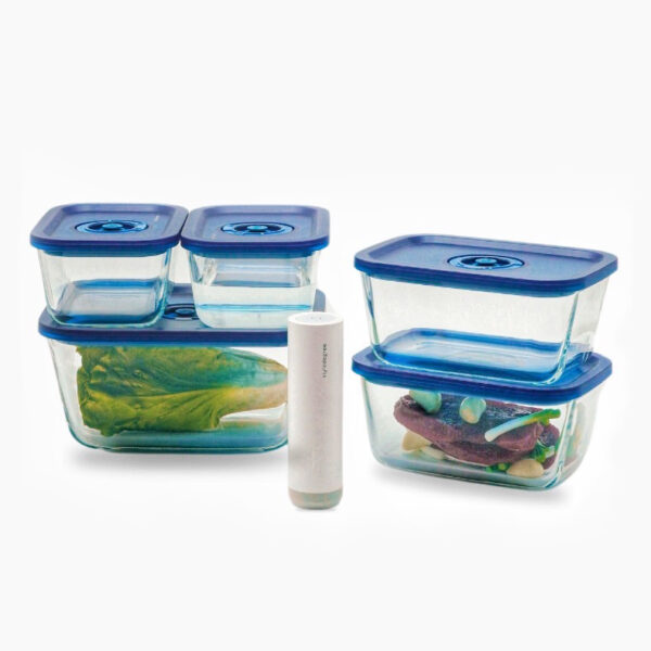 Freshly™ Vacuum Food Storage Container Airtight Food Storage Container Leakproof Dishwasher Safe Oven Safe Glass Storage Container BPA free food storage container Vacuum Food Containers Style Degree Singapore Sg