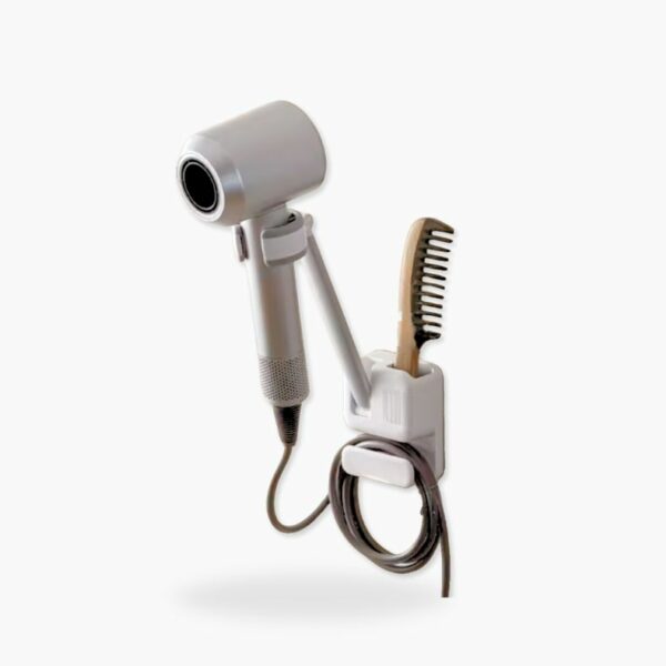 Magic Hands-Free Hair Dryer Wall Holder Hairdryer Holder Wall Mounted Hair dryer Stand Rack Adjustable Hairdryer Holder Dyson Hair Dryer Holder Stand Singapore Style Degree Sg