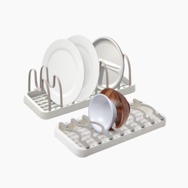 Adjustable Plates & Bowls Cabinet Organizer Kitchen Dinnerware Storage Rack Style Degree Singapore Sg
