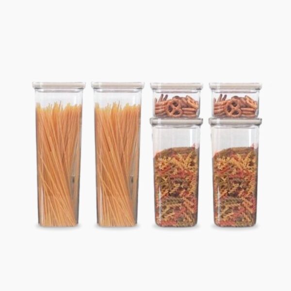 ClarityTwist™ Airtight Container Dry Food Storage Containers Set Kitchen Pantry Storage Container BPA free disherwasher safe Fridge Container With Labels Pantry Sticker Labels Singapore Sg Style Degree